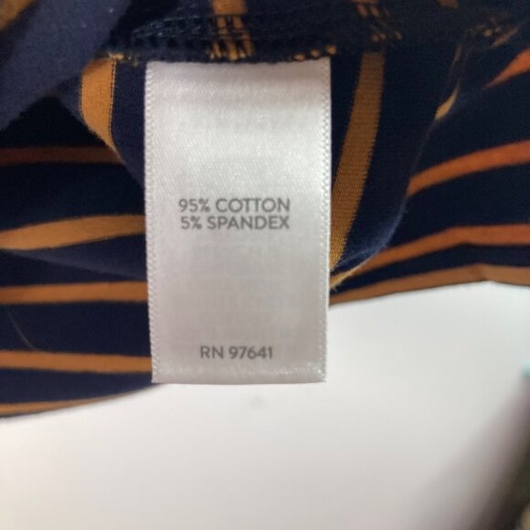 Womens J Jill Forward Seam Tee Shirt Scoop Neck Black Gold S‎ - Picture 6 of 8